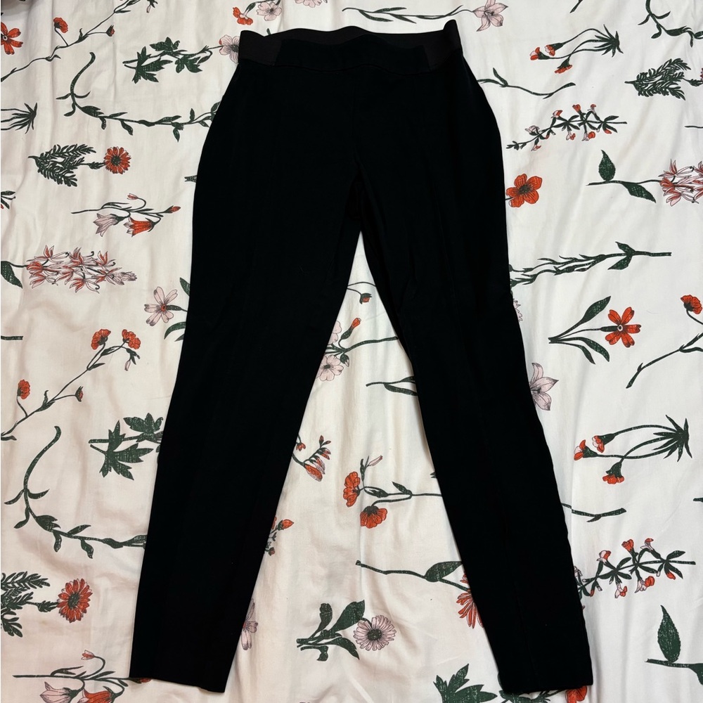 Skinny black dress pants